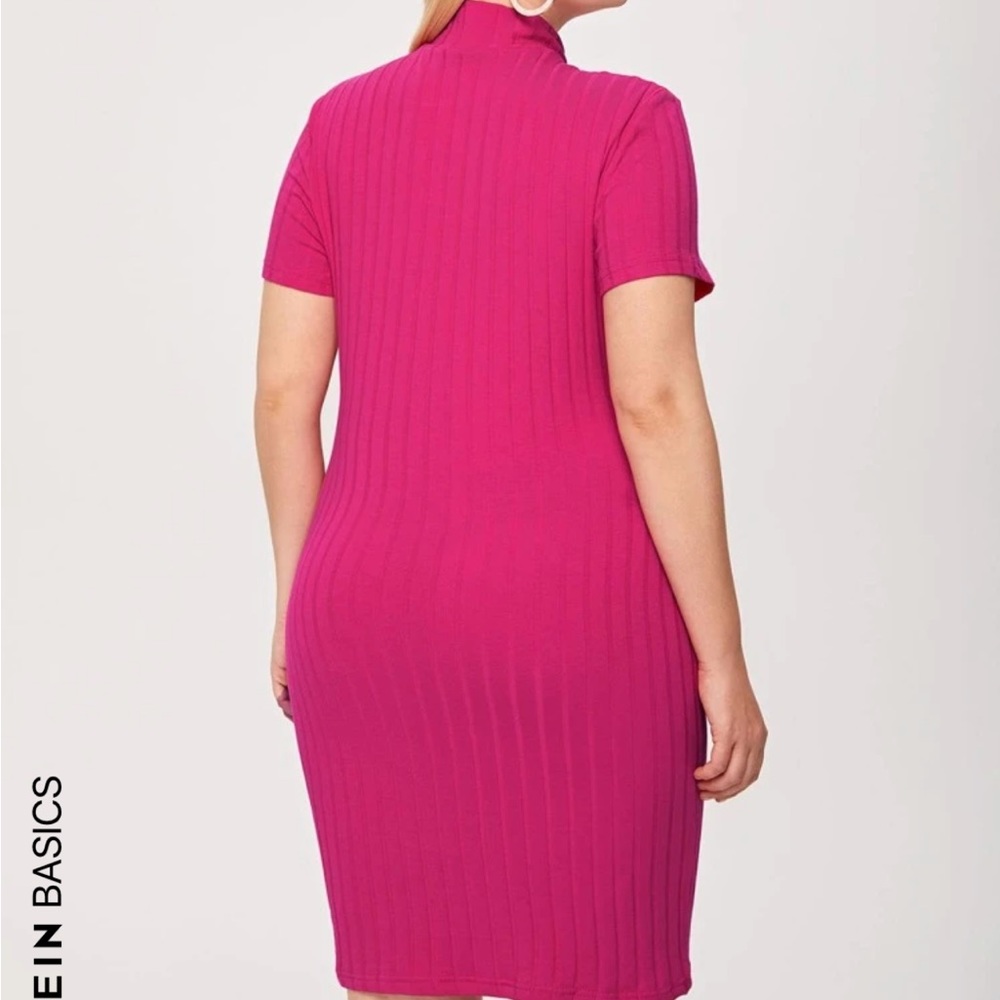 Mock Neck Bodycon Dress